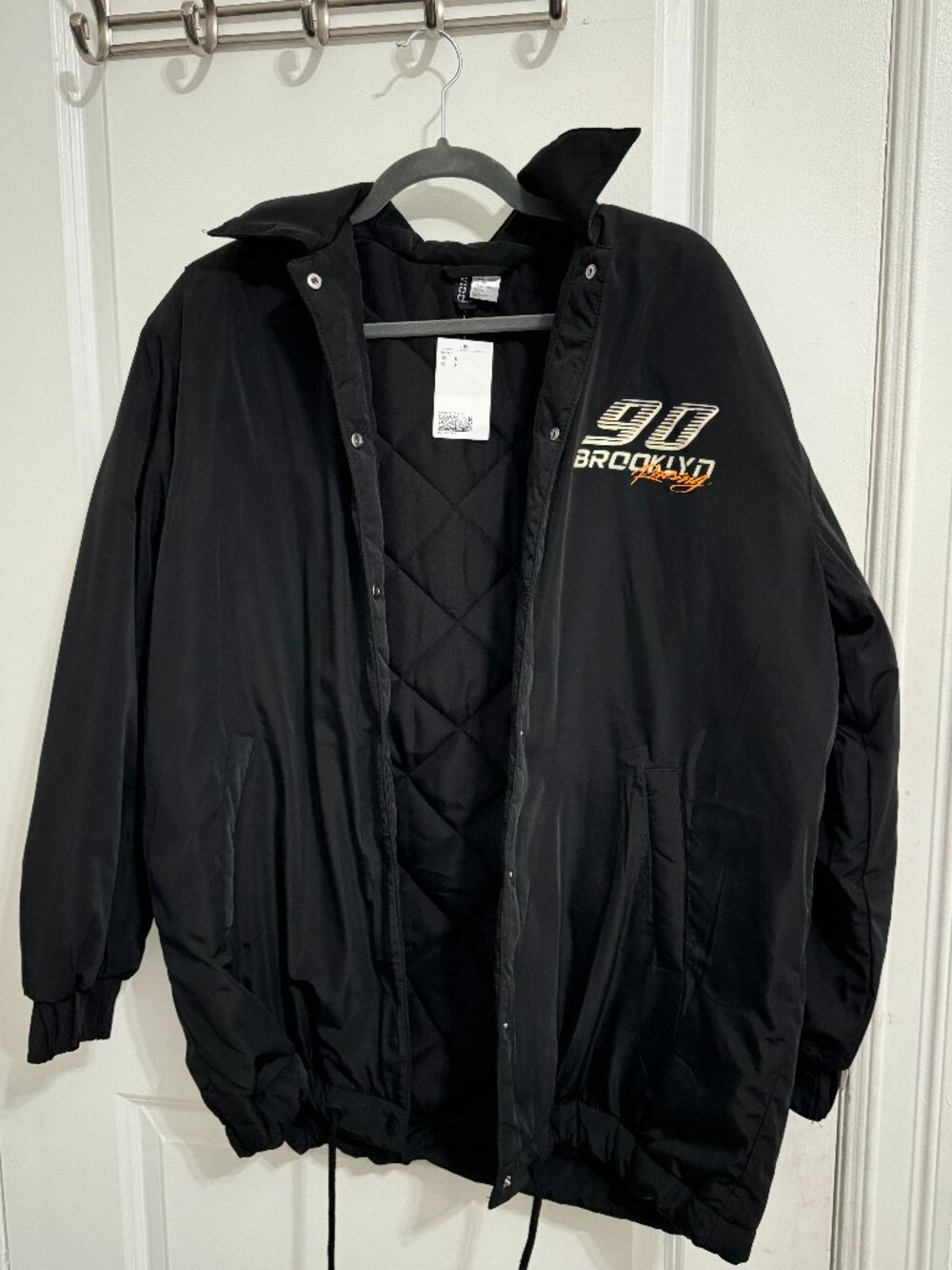H&M "90s Brooklyn Racing" jacket